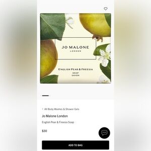 NEW Jo Malone English Pear & Freesia Soap 100g